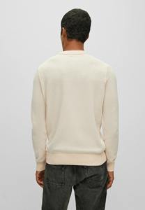 Jersey Jacquard de alta calidad personalizado para hombre, Jersey de algodón con cuello redondo, suéteres de espiga - Product Image 4