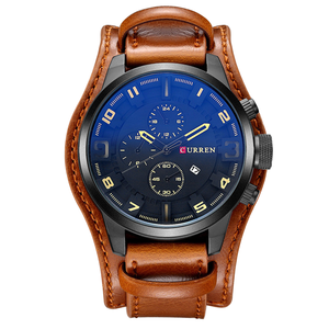 Nuevo Reloj de Lujo para Hombre, Deportivo, Multifunción, de Diseño Único, Analógico, Casual, de Cuarzo, con Correa de Cuero, de 47 mm, en Aleación - Product Image 1