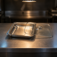 Plat de service commercial en acier inoxydable pour buffet, assiette chauffante pour restaurant, plat de maintien au chaud pour aliments – Offre Spéciale