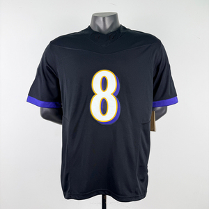 Мужская футболка для американского футбола с коротким рукавом <span class=keywords><strong>2026</strong></span> года, настраиваемая, для клубных команд, альтернативная модель, летняя, дышащая - Product Image 3