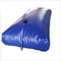 Réservoir d'eau pliable gonflable en PVC, souple et moulé, capacité 10 mètres cubes, sur mesure
