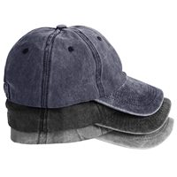 Gorra de Béisbol Retro Estilo Dad Cap, 100% Algodón, Corona Suave, Logotipo Bordado, Acabado Desgastado, Protección Solar, 6 Paneles, Venta al Por Mayor