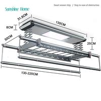 Articles Ménagers Intelligents Électrique Automatique Pliant Plafond Cintre Intérieur Salle De Bains Sèche-Linge Balcon Sèche-Linge Supports UV