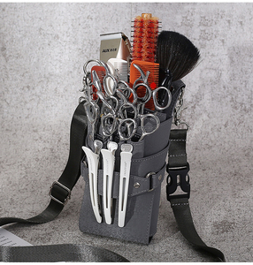 Sac à outils de <span class=keywords><strong>coiffeur</strong></span> en cuir avec 7 poches Fermeture à boucle Modèle de marque OEM Vente en gros disponible Personnalisation ODM/OEM - Product Image 6