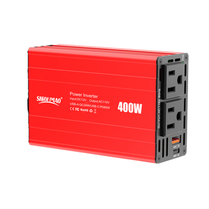 300w संशोधित साइन वेव सिंगल फेज कार पावर इनवर्टर डीसी 12 वी एसी 110v यूएसबी चार्जिंग पोर्ट डुअल एसी आउटलेट एडाप्टर - Product Image 1