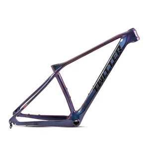Twitter-Cuadro <span class=keywords><strong>de</strong></span> bicicleta <span class=keywords><strong>de</strong></span> montaña PREDATOR, 29er, cromado, <span class=keywords><strong>de</strong></span> carbono - Product Image 1