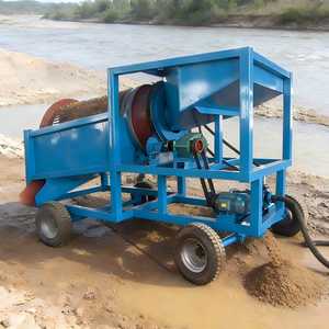<span class=keywords><strong>Machine</strong></span> de tamisage de sable et d'or à petite échelle haute performance, <span class=keywords><strong>machine</strong></span> de lavage d'or, tamis rotatif mobile - Product Image 1