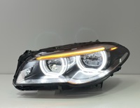 Conjunto de faros LED para BMW Serie 5, faros LED F10/F18, actualización Angel Eyes, lámpara frontal, accesorios de iluminación para automóvil