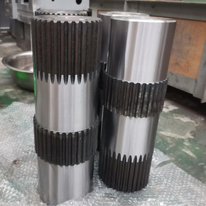 เพลาสไปลน์แบบกำหนดเอง AISI4140 งานกลึงซับซ้อน เพลาเกียร์สไปลน์แบบละเอียด - Product Image 3