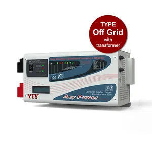 Lage Frequentie Omvormer Omvormer Met Transformator 12V 24V 3kw 5kw Dc/Ac Split Fase Off Grid Omvormer Lader 3000W 5000W