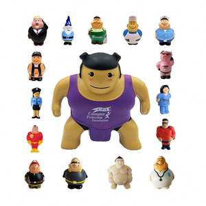 Pelota Antiestrés con Forma de Cerdo de Pie, Pelotas de Juguete Promocionales con Logotipo, Pelota Antiestrés de Cerdo de Pie para Regalos Navideños - Product Image 3