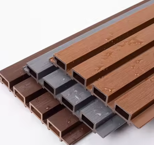 Panneau de mur de revêtement de wpc extérieur de décoration extérieure en <span class=keywords><strong>bois</strong></span> d'eco de preuve saine - Product Image 2