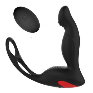 Dispositivo de Masaje de Próstata con Control Remoto Inalámbrico, Tapón Anal con Función 100% Impermeable para Uso Adulto - Product Image 1