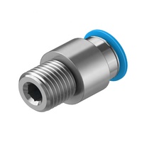 Conector de Empuje Rápido Original Nuevo de la Marca Festo - Conector de Empuje Rápido QS-8-6 153038, Gran Parte de las Ventas