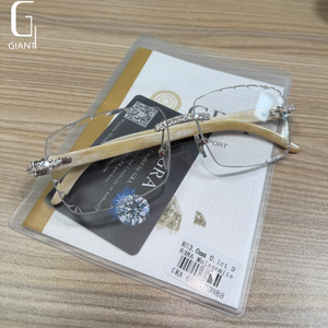 <span class=keywords><strong>Gafas</strong></span> <span class=keywords><strong>de</strong></span> <span class=keywords><strong>Sol</strong></span> <span class=keywords><strong>de</strong></span> Moda con Moissanita VVS, Estilo HipHop, con Incrustaciones <span class=keywords><strong>de</strong></span> Moissanita, Plata <span class=keywords><strong>de</strong></span> Ley 925, Pasan la Prueba del Diamante GRA - Product Image 6