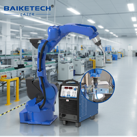 6 Aixs brazo robótico MIG 3D máquina de soldadura carga útil 10KG 1440mm brazo automático Robot soldador sistema para Metal