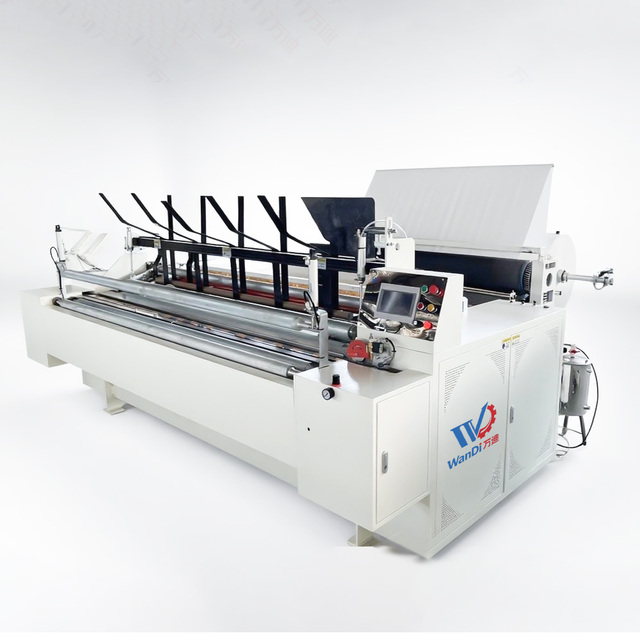 High Speed Automatic Toilet Paper/Kitchen Towel Roll Making Machine Toilet Tissue Paper Rewinding Machine