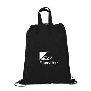 Sac fourre-tout personnalisé avec cordon de serrage et poignées renforcées, sac à dos, cadeaux sportifs, publicité promotionnelle, sac non tissé, idées commerciales - Product Image 6