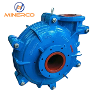 Pompa Slurry Paduan Krom Tinggi MINERCO Sambungan Flens Cor Bimetalik 1000m/h untuk Pencucian Batubara dan Pekerjaan Pengerukan ODM