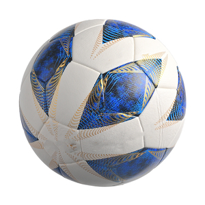 Pallone da <span class=keywords><strong>Calcio</strong></span> in Pelle PU, Morbido e Confortevole, Durevole, per Allenamento, Campionati Giovanili e Gioco Ricreativo - Product Image 2