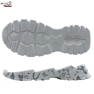 HNSHUNSHENG-6031 Outdoor EVA TPU print Unisex Water Proof Film Healthy Shoes Sole