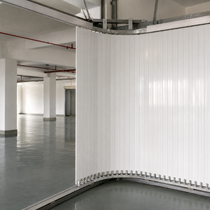 Puerta <span class=keywords><strong>de</strong></span> Garaje Corredera Lateral Personalizada, Certificada CE, <span class=keywords><strong>El</strong></span>éctrica, Automática, para Techos Bajos, Apertura Curva, <span class=keywords><strong>de</strong></span> <span class=keywords><strong>Aluminio</strong></span> Aislado, para Villas Modernas - Product Image 1