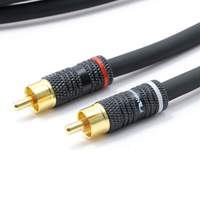 Audio vidéo professionnel haut de gamme OFC cuivre pur RCA RCA câble Aux PVC cordon d'extension pour moniteur Microphone haut-parleur
