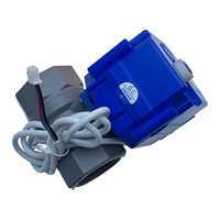 Vanne à boisseau sphérique électrique mini RDNT en CPVC, résistante à la corrosion, IP67, pour système d'eau OEM, température max. 95°C, 90 degrés, AC220V DC24V, commande manuelle, 3/4