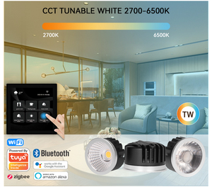 Điện áp không đổi 24V CCT tunnable <span class=keywords><strong>GU10</strong></span> Downlight 2700k-6500K cri90 ánh sáng tại chỗ MR16 mô-đun <span class=keywords><strong>LED</strong></span> <span class=keywords><strong>Dimmable</strong></span> - Product Image 2