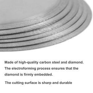 Thin Edge Wet Diamond Blade Disc <strong>Lapidary</strong> <strong>Saw</strong> Gemstone <strong>Rock</strong> Cutting <strong>Saw</strong> Blade 8inch 200mm - Product Image 2