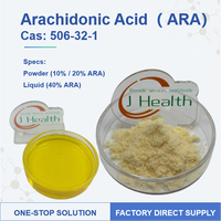 Pasokan Pabrik Bubuk ARA Kelas Makanan Arachidonic Cas 506-32-1 Bubuk/Minyak Asam Arachidonic 10% 20% 40%