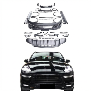 Kit carrosserie authentique pour <span class=keywords><strong>Porsche</strong></span> <span class=keywords><strong>Cayenne</strong></span> 958.2 2015-2017, mise à niveau vers Turbo+GTS, accessoires <span class=keywords><strong>de</strong></span> voiture, pare-chocs avant, passages <span class=keywords><strong>de</strong></span> roues - Product Image 1