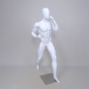 Haute qualité corps complet en fibre de verre blanc <span class=keywords><strong>Mannequin</strong></span> Fitness exercice sport hommes Mannequins <span class=keywords><strong>boxe</strong></span> Poses magasin fenêtre affichage - Product Image 1