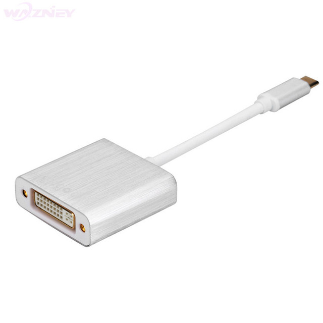 USB 3.1 TYPE-C to DVI 1080P HDTV USB TYPE C to DVI Converter Cable Adapter for New Macbook air samsung Google Chromebook
