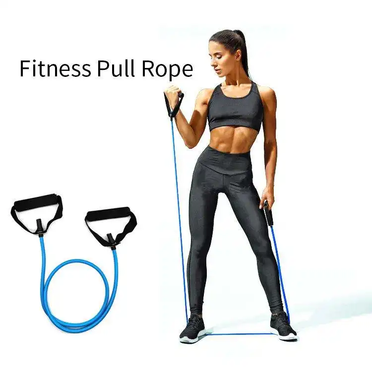 wholesale home Fitness Pull Rope Resistance Bands Latex Strength Gym Equipment Yoga Exercise Rubber Tubes Band Stretch Train