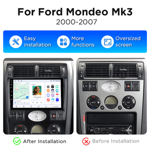 Junsun <b>Wireless</b> Carplay Android Auto Car Radio for Ford Mondeo MK3 2000-2007 Car DVD Player Head Unit Car Screen Multimedia - Product Image 2