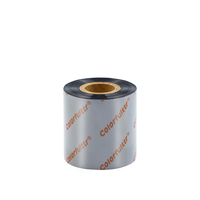 Cinta de Transferencia Térmica de Resina Negra para Impresora de Códigos de Barras TTR, Etiqueta Lavable, Compatible con Oki, Personalizada C9