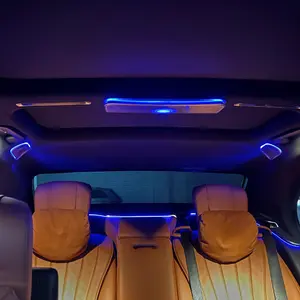 S-class S580 S450 S400 speaker atap ditingkatkan 64 warna lampu sekitar untuk Mercedes s-class W223