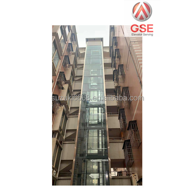 Высококачественный Прочный внешний лифт из нержавеющей стали EXW по заводской цене, внешний пассажирский лифт, лифт 630 кг, внешний лифт