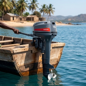Motor Marino de Alta Calidad de 15 HP y 2 Tiempos para Lanchas de Pesca, Motor para Embarcaciones de 15 HP - Product Image 3