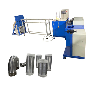 Tự động havc bán cứng nhắc linh hoạt nhôm chống cháy ống khói sóng ống dẫn không khí hình thành Linner Máy làm - Product Image 1
