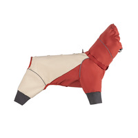 Veste pour chien en polyester léger imperméable résistant à l'usure imperméable à quatre pattes solide tout compris résistant aux intempéries hiver pour animaux de compagnie