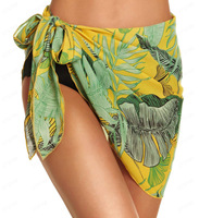 Nieuwe Op Maat Gemaakte Polyester Maxi Beach Rok Voor Vrouwen Riem Taille Losse Grote Rokken