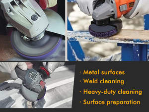 Disques Abrasifs Violets De 4,5 Et 7 Pouces Pour <span class=keywords><strong>Decaper</strong></span> Et Nettoyeur La Peinture, Pour <span class=keywords><strong>Meuleuse</strong></span> D'angle - Product Image 4