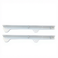 Support d'étagère pliable en acier inoxydable AISI 316, clip de plaque en laiton et acier inoxydable sur mesure, vente en gros