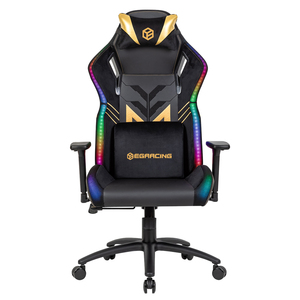 Drehstuhl mit hoher Rückenlehne und RGB-LED-Gaming-Lichtern Kühl funktion <span class=keywords><strong>Massage</strong></span> & Silla Gamer für Musikvideos und Sportspiele - Product Image 5
