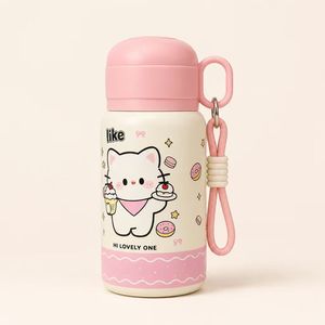 500ml Eco-Friendly Large Capacity Cute Cartoon <b>Kids</b> Insulated Stainless Steel Tumbler with Handle Portable for School - Product Image 3
