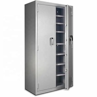 Caja Fuerte Ignífuga para Documentos, Gabinete de Almacenamiento de Archivos Metálico de Alta Seguridad con Cerradura Digital, Gran Capacidad, Acero
