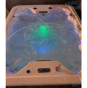 Bain à remous chinois autoportant, spa extérieur balboa jets yacuzzi spa piscine pour 8 personnes extérieur rotomollé, bain à remous couché spa - Product Image 2
