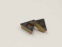 Plaquettes de tournage en carbure revêtues CVD TCMT 11 03 04 PF 4325 pour usinage CNC d'acier allié au carbone